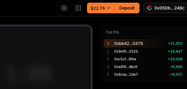 Select asset to deposit